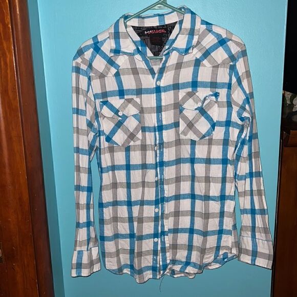 Tony Hawk Other - Mens Hawk brand button up flannel size small
